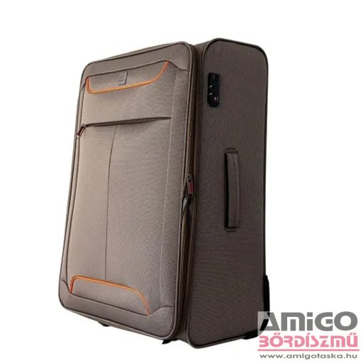 Touareg bronz / narancssárga textil kétkerekű nagy bőrönd air6494
