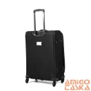 Touareg fekete textil négykerekű bőrönd szett air6932 