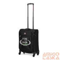 Touareg fekete textil négykerekű kicsi bőrönd air6932