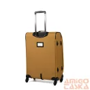 Touareg mustársárga textil négykerekű közepes bőrönd air6932