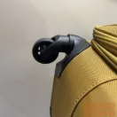 Touareg mustársárga textil négykerekű közepes bőrönd air6932