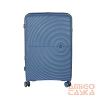   Touareg kék polypropylén négy kerekű közepes bőrönd tou-8002