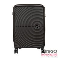   Touareg fekete polypropylén négy kerekű közepes bőrönd tou-8002