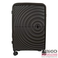   Touareg fekete polypropylén négy kerekű nagy bőrönd tou-8002