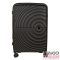 Touareg fekete polypropylén négy kerekű nagy bőrönd tou-8002