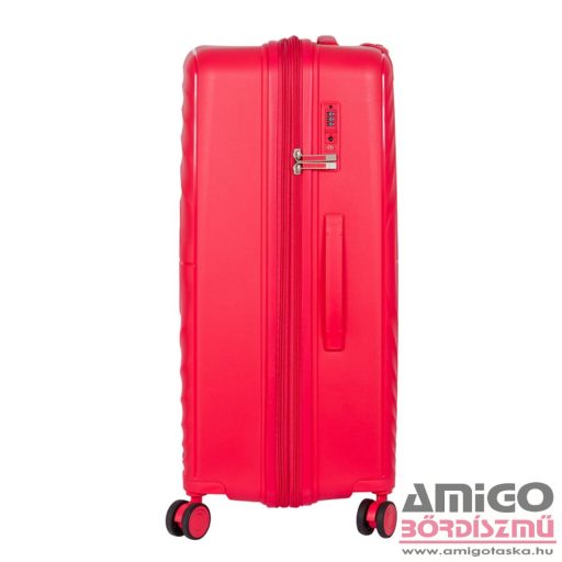 Touareg pink polypropylén négy kerekű nagy bőrönd tou-8002
