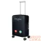 Travelite fekete bőröndhuzat S 312-05
