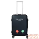 Travelite fekete bőröndhuzat S 312-05