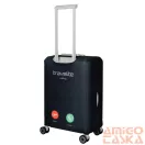 Travelite fekete bőröndhuzat S 312-05