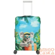 Travelite kék / koala mintás bőröndhuzat M 316-96