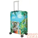 Travelite kék / koala mintás bőröndhuzat M 316-96