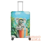 Travelite kék / koala mintás bőröndhuzat L 317-96