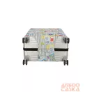 Travelite szürke csíkos / szines mintás bőröndhuzat L 317-97
