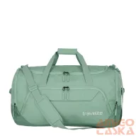   Travelite világos zöld kaptármintás textil 73L sporttáska kick off 6915-80