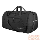 Travelite fekete kaptármintás textil 120L sporttáska kick off 6916-01