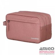 Travelite rózsaszín kaptármintás neszeszer 6920-14