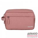 Travelite rózsaszín kaptármintás neszeszer 6920-14