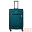 Travelite türkiz négy kerekű textil nagy bőrönd priego 8000349-22