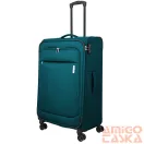 Travelite türkiz négy kerekű textil nagy bőrönd priego 8000349-22
