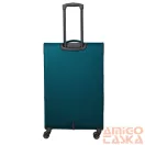 Travelite türkiz négy kerekű textil nagy bőrönd priego 8000349-22