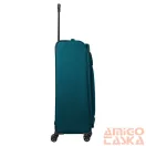 Travelite türkiz négy kerekű textil nagy bőrönd priego 8000349-22