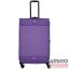 Travelite lila négy kerekű textil nagy bőrönd rügen 80949-19