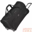 Travelite fekete / narancssárga gurulós utazótáska 89l 96277-01