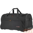 Travelite fekete / narancssárga gurulós utazótáska 89l 96277-01