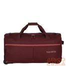 Travelite bordó / rózsaszín gurulós utazótáska 73L 96283-70