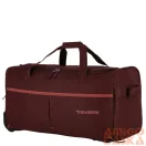 Travelite bordó / rózsaszín gurulós utazótáska 73L 96283-70