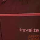 Travelite bordó / rózsaszín gurulós utazótáska 73L 96283-70