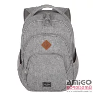  Travelite szürke textil laptop hátizsák 15.6 basics 96308-03