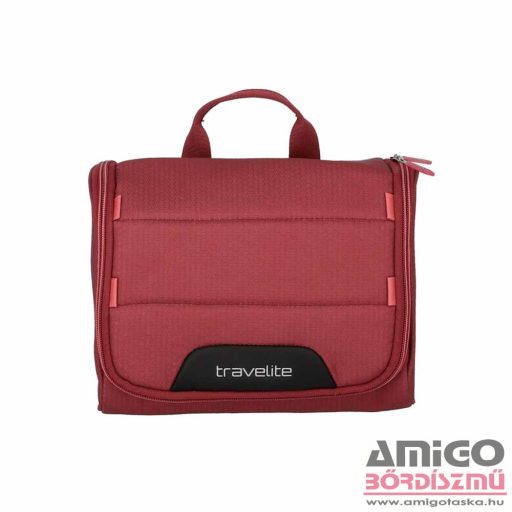 Travelite bordó / kaptármintás neszeszer skaii 92602-12