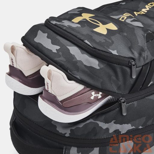 Under armour fekete / terepmintás textil hátizsák 1384672-001