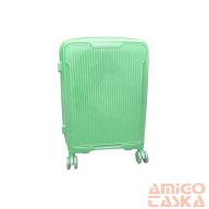   Valentini világoszöld polypropylén négy kerekű kicsi bőrönd pp-8809-20