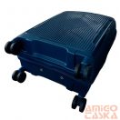 Valentini sötétkék polypropylén négy kerekű közepes bőrönd pp-8809-24