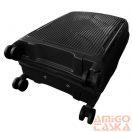 Valentini fekete polypropylén négy kerekű nagy bőrönd pp-8809-28