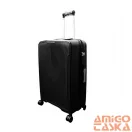 Valentini fekete polypropylén négy kerekű bőrönd szett pp-8809