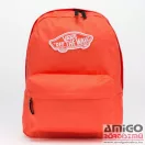 Vans neon koralll / fehér feliratos hátizsák 0000000