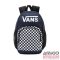 Vans sötétkék / fekete / fehér kockás textil kicsi hátizsák 7166lkz-508945