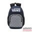 Vans sötétkék / fekete / fehér kockás textil kicsi hátizsák 7166lkz-508945