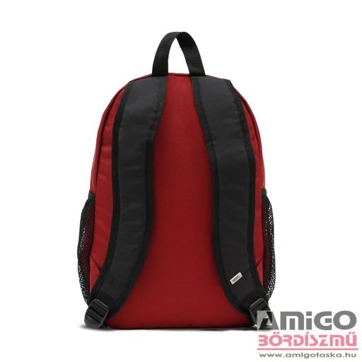 Vans bordó / fekete / fehér kockás textil kicsi hátizsák 7166yqz-508945