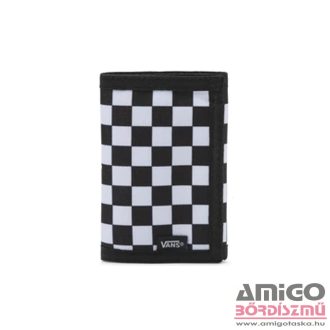   Vans fekete / fehér kockás tépőzáras textil pénztárca 7178hu0-507723