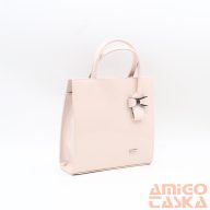   Via55 púder / lakk masnis alkalmi női rostbőr kézi / válltáska 1519