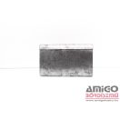 Via55 sötét ezüst / márványos V ráhajtós női rostbőr alkalmi táska