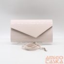 Via55 púder lakk ferde V ráhajtós rostbőr női alkalmi táska