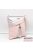 Via55 rózsaszín / ezüst márvány mintás / lakk srég cipzáras nagy rostbőr női válltáska