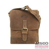 Wild barna ráhajtós férfi bőr válltáska mn-9-mh/1906