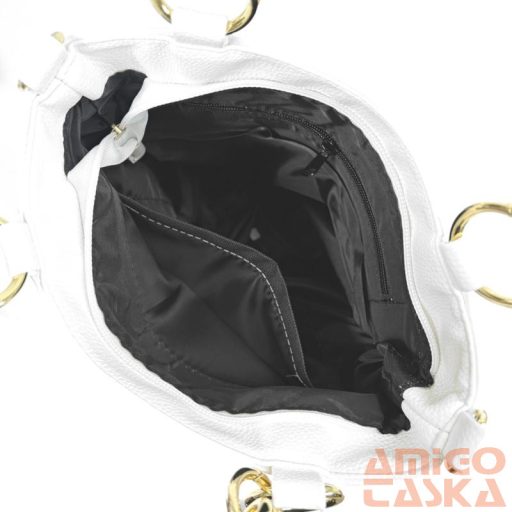 Zellia Női Válltáska 24046 Fehér-Arany - Ch -