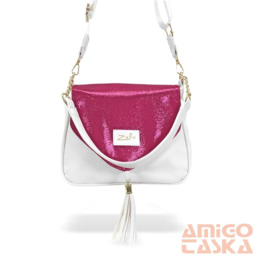Zellia Női Oldaltáska 22226 Fehér-Pink - Shine -